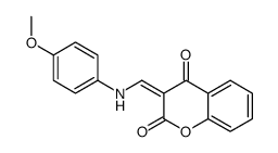 3-[(4-methoxyanilino)methylidene]chromene-2,4-dione Structure
