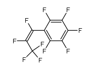 cis-1-perfluoro(phenylpropylene) Structure
