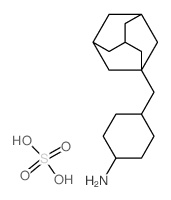 4-(1-adamantylmethyl)cyclohexan-1-amine; sulfuric acid结构式