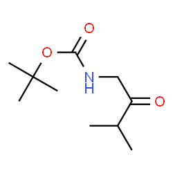 Carbamic acid, (3-methyl-2-oxobutyl)-, 1,1-dimethylethyl ester (9CI)结构式
