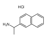 1-(Naphthalen-2-yl)ethanamine hydrochloride Structure