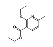 ethyl 2-ethylsulfanyl-6-methylpyridine-3-carboxylate Structure