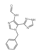 Formamide, N-[1-(phenylmethyl)-5-(1H-1,2,4-triazol-5-yl)-1H-imidazol-4-yl]-结构式
