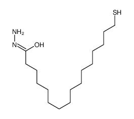 16-sulfanylhexadecanehydrazide结构式