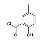2-hydroxy-5-methylbenzoyl chloride Structure