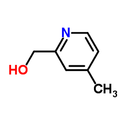 (4-甲基吡啶-2-基)甲醇结构式
