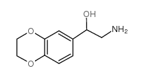 2-氨基-1-(2,3-二氢-苯并[1,4]二恶英-6-基]-乙醇结构式