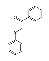 phenacyl-(2-pyridyl)thioether结构式