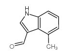 4-Methylindole-3-caboxaldehyde Structure