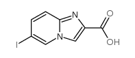 6-碘咪唑并[1,2-a]吡啶-2-羧酸结构式