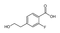2-fluoro-4-(2-hydroxyethyl)benzoic acid Structure