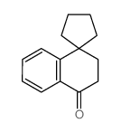 spiro[2,3-dihydronaphthalene-4,1'-cyclopentane]-1-one结构式