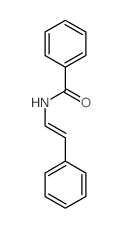 N-(2-phenylethenyl)benzamide结构式