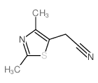 2,4-二甲基-5-噻唑乙腈结构式