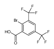2-溴-3,5-双(三氟甲基)苯甲酸结构式