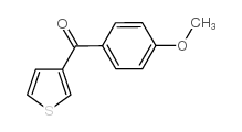 3-(4-METHOXYBENZOYL)THIOPHENE Structure
