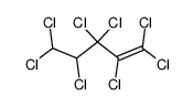 1,1,2,3,3,4,5,5-octachloropent-1-ene结构式