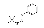 tert-butylsulfanyl(phenyl)diazene结构式