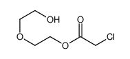 2-(2-羟乙氧基)乙基氯乙酸酯结构式