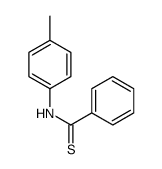 N-(4-methylphenyl)benzenecarbothioamide结构式