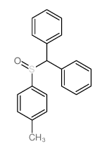 1-benzhydrylsulfinyl-4-methyl-benzene Structure