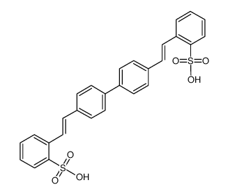 1,4-2-(苯并恶唑基-2-苯乙烯基)萘结构式