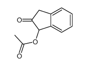 (2-oxo-1,3-dihydroinden-1-yl) acetate结构式