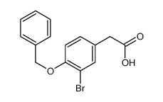 2-(4-(苄氧基)-3-溴苯基)乙酸结构式