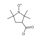3-chloroformyl-2,2,5,5-tetramethylpyrrolidine-1-oxyl Structure