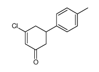 3-chloro-5-(4-methylphenyl)cyclohex-2-en-1-one Structure