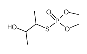 thiophosphoric acid S-(2-hydroxy-1-methyl-propyl) ester O,O'-dimethyl ester Structure