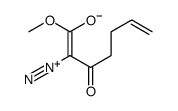 2-diazonio-1-methoxy-3-oxohepta-1,6-dien-1-olate Structure
