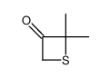 2,2-dimethylthietan-3-one Structure