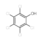 4-amino-4-methyl-pentan-2-ol; 2,3,4,5,6-pentachlorophenol structure