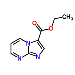 咪唑并[1,2-a]嘧啶-3-羧酸乙酯结构式