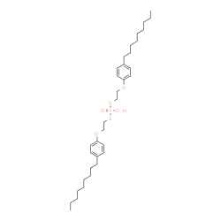 1-mercapto-2-(4-nonylphenoxy)ethyl hydrogen phosphorodithioate structure