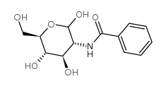N-苯甲酰基-D-氨基葡萄糖结构式