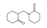 1-(2-oxo-cyclohexylmethyl)-piperidin-2-one结构式