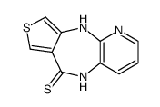 5,10-Dihydro-6H-pyrido[3,2-b]thieno[3,4-e][1,4]diazepin-6-thione结构式