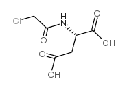 2-[(2-chloroacetyl)amino]butanedioic acid结构式