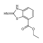 7-Benzothiazolecarboxylicacid,2-amino-,ethylester(9CI) Structure