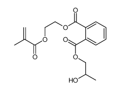 2-羟基丙基-1,2-苯二甲酸-2-[(2-甲基-1-氧代-2-丙烯基)氧基]乙基酯结构式