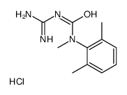 3-(diaminomethylidene)-1-(2,6-dimethylphenyl)-1-methylurea,hydrochloride结构式