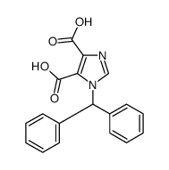 1-benzhydrylimidazole-4,5-dicarboxylic acid Structure