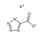 dipotassium 1H-tetrazole-5-carboxylate Structure