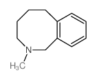 3-methyl-3-azabicyclo[6.4.0]dodeca-8,10,12-triene Structure