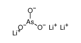 trilithium,trioxidoarsane Structure