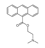 2-(dimethylamino)ethyl anthracene-9-carboxylate Structure