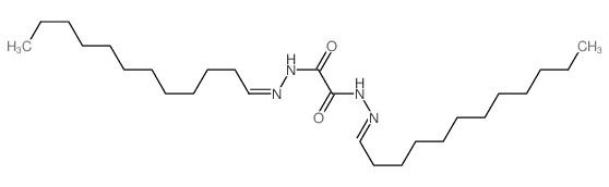 Ethanedioic acid,1,2-bis(2-dodecylidenehydrazide)结构式