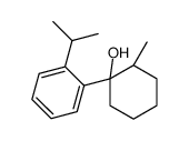 (1S,2R)-2-methyl-1-(2-propan-2-ylphenyl)cyclohexan-1-ol结构式